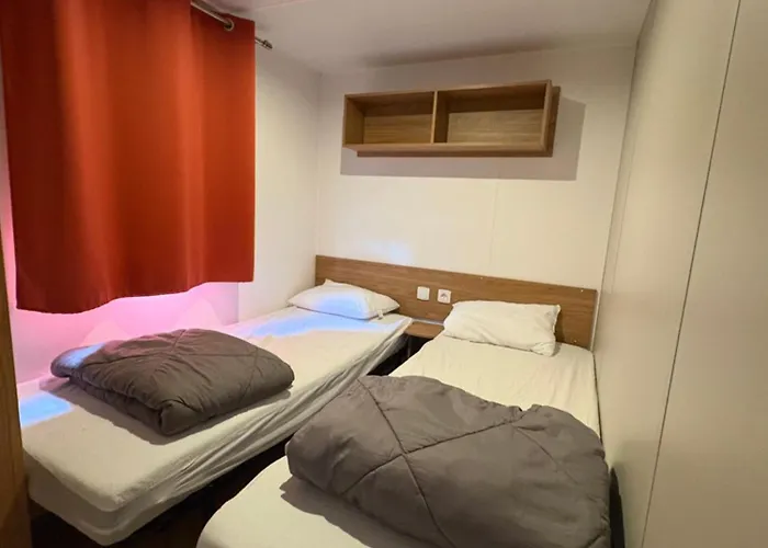 Апартаменты Mobil-home 3 Avec Terrasse Et Plancha Les Viviers Cap-ferret Леж-Кап-Ферре